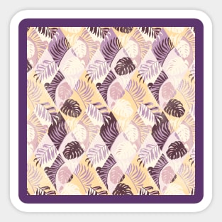 Purple Tropical Diamonds Sticker